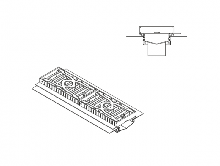 Bridge Drainage RVS Linear Drainage Variant 1